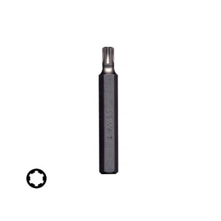 Inserto Impronta Ribe Piena attacco esagonale 10x75 mm