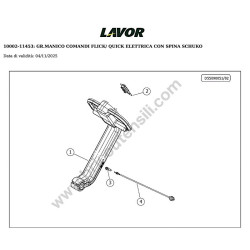 Lavor Lavasciuga Pavimenti QUICK 36E Esploso Ricambi - 3