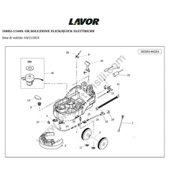 Lavor Lavasciuga Pavimenti QUICK 36E Esploso Ricambi - 4