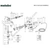 Metabo Smerigliatrice WEV 15-125 Quick Esploso Ricambi