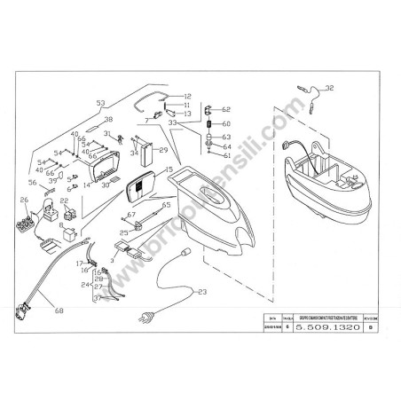 Lavor SCL COMPACT FREE 45BT CBT Parts Drawing