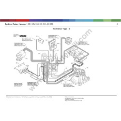 Bosch GBH 18V-28 C Esploso Ricambi - 2