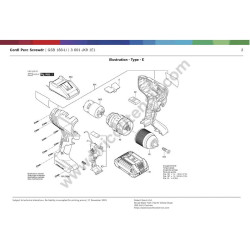 Ricambi Bosch per Trapani Avvitatori a Batteria GSR 10,8 V-LI-2