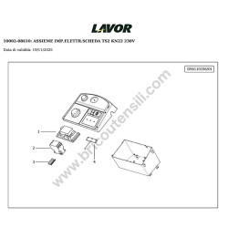 Lavor LKX1510GL Esploso Ricambi - 2