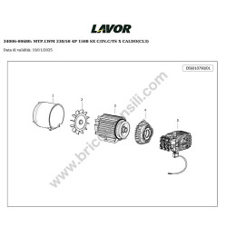 Lavor LKX1510GL Spare Parts Drawing - 3