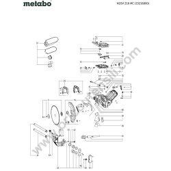 Ricambi Metabo per Smerigliatrici Angolari L 3709-L10-10-LE 9-10