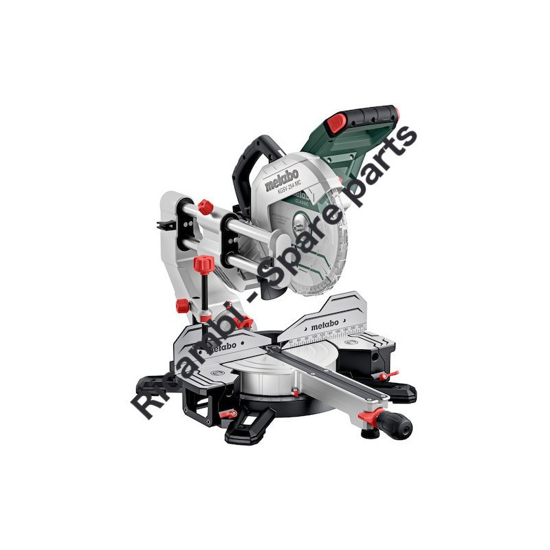 Metabo Mitre Saw KGSV 254 MC Parts