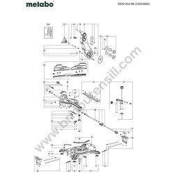 Ricambi Metabo per Smerigliatrici Angolari L 3709-L10-10-LE 9-10