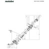 Metabo Mitre Saw KGSV 254 MC Parts Drawing - 2