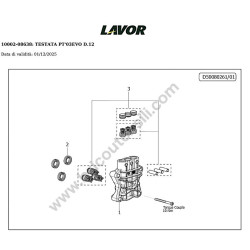 Lavor Pressure Cleaner Temporale 19 Parts Drawing - 4
