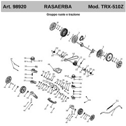 Ama TRX-510Z Spare Parts Diagram - 3
