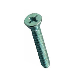 Viti per Metallo Testa Svasata Piana a Croce 5 mm