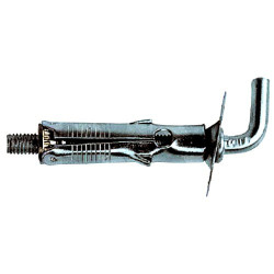 Steel plug with short hook 8 mm