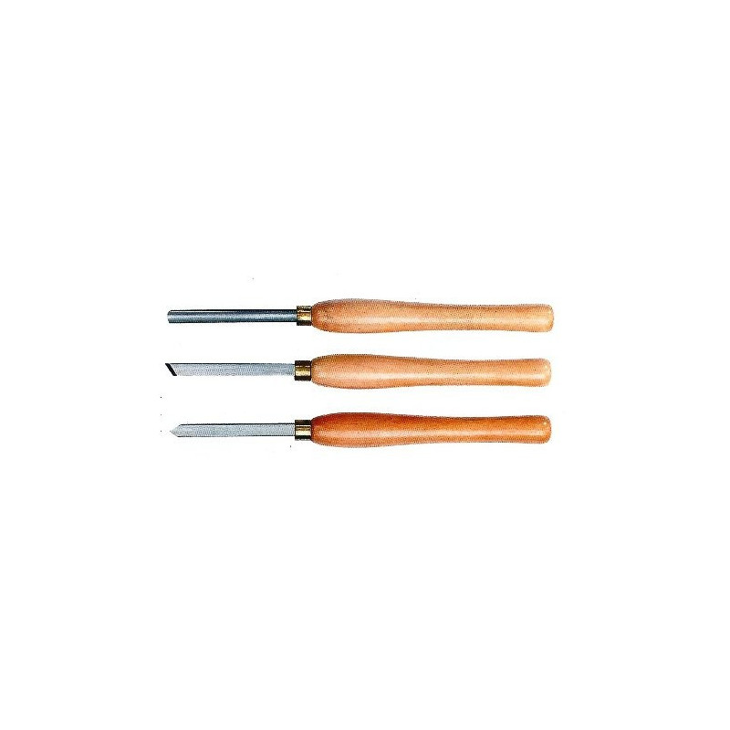 3 Pcs Wood Chisel set for Lathe