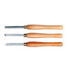 3 Pcs Wood Chisel set for Lathe