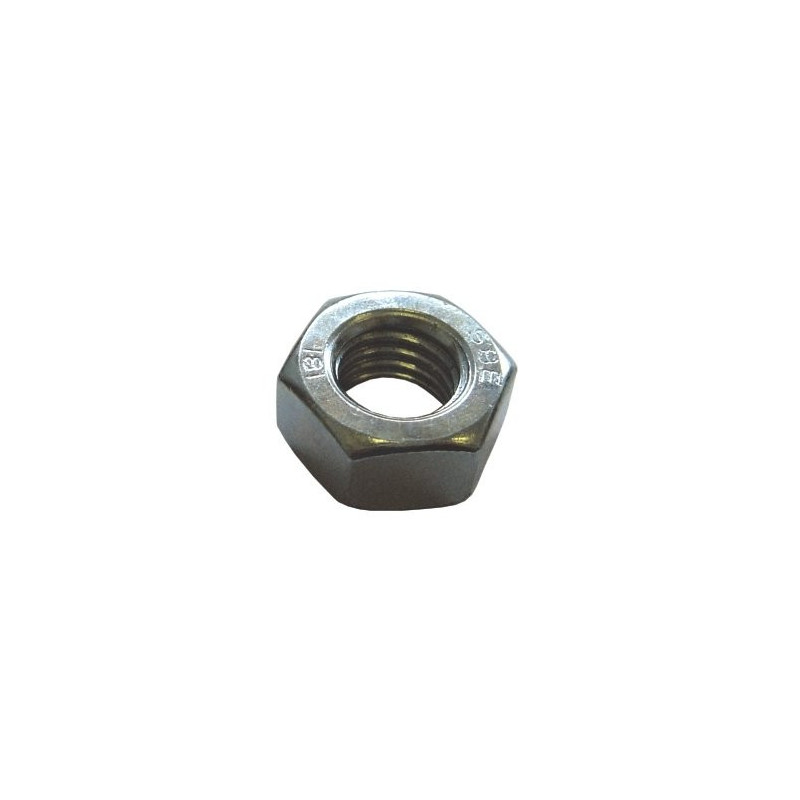 Zincplated hex nuts
