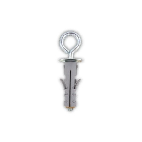 Nylon plug with closed eye bolt