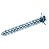 Zincplated Self Tapping metal screws CR Flat Head