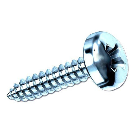 Zincplated Self Tapping metal screw CR Cheese Head