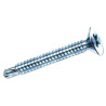 Zincplated Self Drilling metal screw CR Flat Head