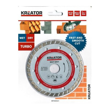 Disco Diamantato Turbo mm 125 per Scanalatrici