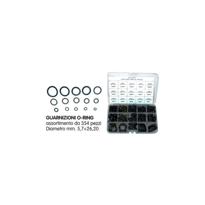 Metric O-Rigs Assortment 354 pcs