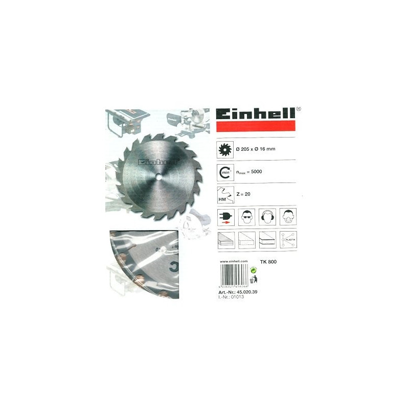 Lama per seghe Circolari 205x16x2,5