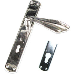 Maniglia per Porta Cromata modello Foglia