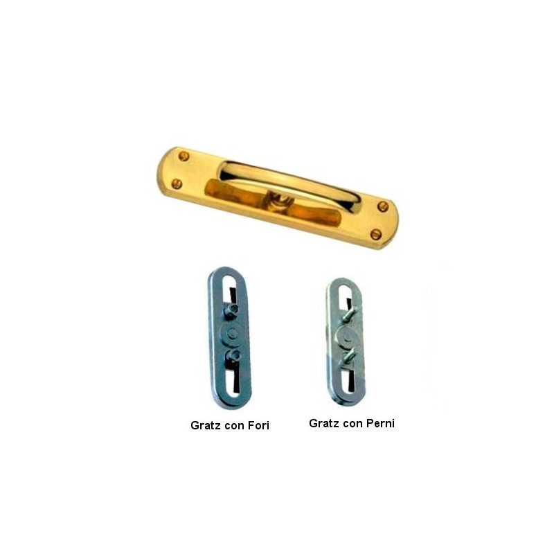 Brass Espagnolette for Window type Licia