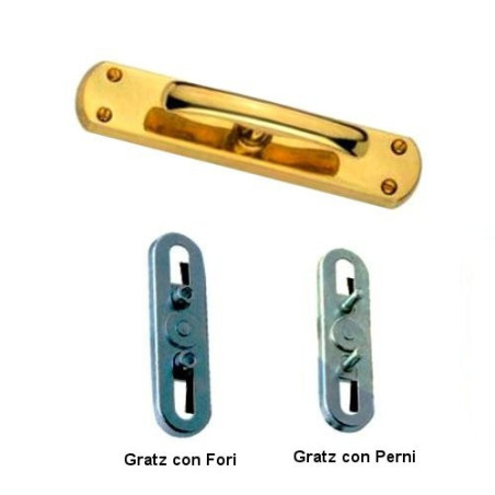 Brass Espagnolette for Window type Licia