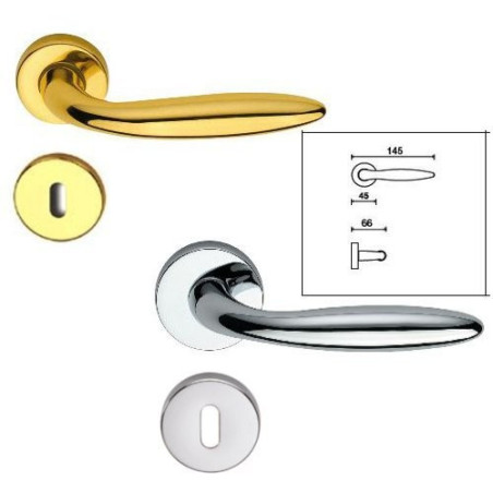 Door Handle with Eschutcheon type New Soft