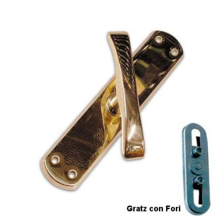 Brass Espagnolette for Window type Mix