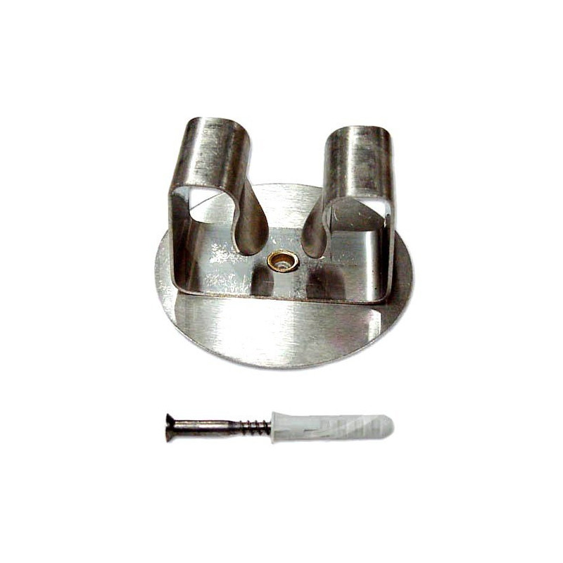 Portascopa Autoadesivo in acciaio