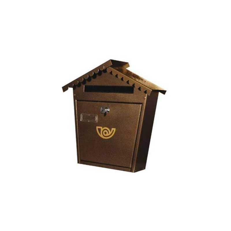 Mailbox Steel type Espresso