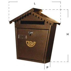 Cassetta Postale in Acciaio modello Espresso