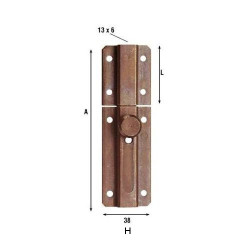 Light Galvanized Transverse Bolt