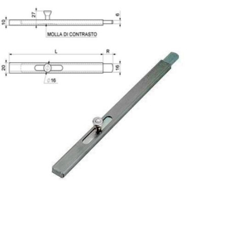 Paletto a Saldare Modello a Scatola mm 6x16