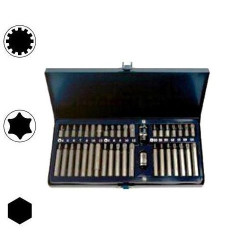 Assortimento 40 Inserti per Viti Torx - XZN - Esagonali 