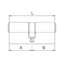Cylinders-Euro Profile Shaped Cylinder Cisa ASIX