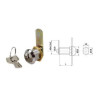 Cylinder cam locks Ø 19 IBFM art.150