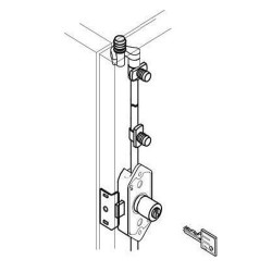 Espagnolette Lock With Rotating Bars art.2198
