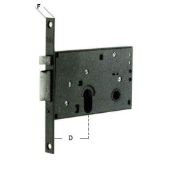 Serratura Elettrica da Infilare Serie 950-955 Corni