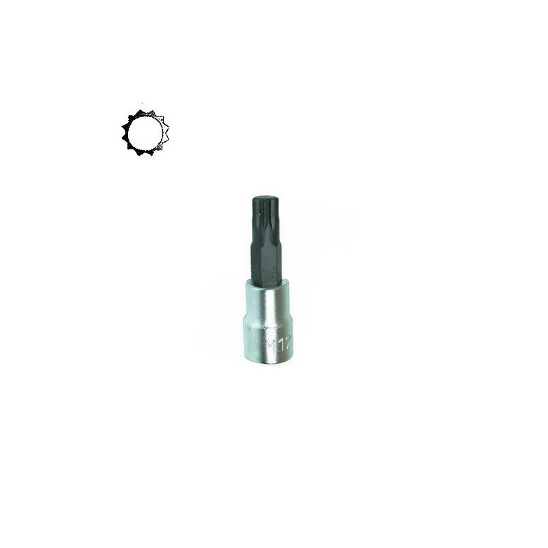 Bussola 1/2'' con Inserto per Viti Impronta XZN 55 mm