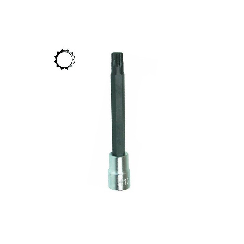 Bussola 1/2'' con Inserto per Viti Impronta XZN 100 mm