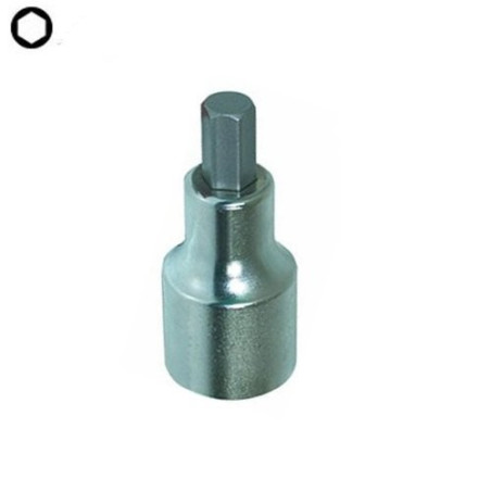 Screwdriver Bit Allen Key Hex 1/2'' 55 mm