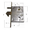 Locks-Mortice Version Lock With Hook 77QL Fiam - 1