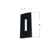 Lock-Nylon Striking Plates for Metal Profiles 029604 Corni