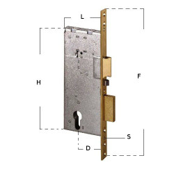 Locks-Electric Lock Mortice Version 12011 Cisa