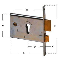 Locks-Mortice Version 44120 Cisa