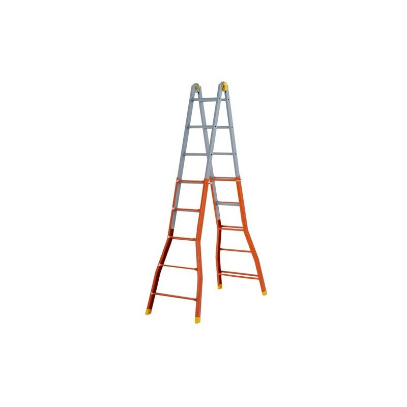Telescopic Steel ladder certified EN131